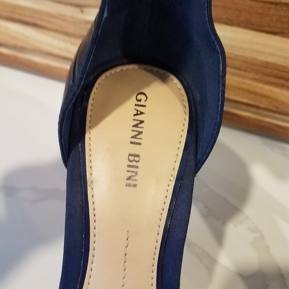 Gianni Bini High Heels Suede Strap Color Blue Size 8.5 - Picture 15 of 15